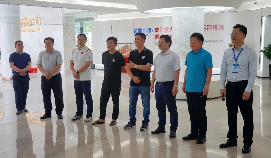 立讯精密王来胜副董事长一行到安博官方网页版-安博ANBO(中国)材料考察